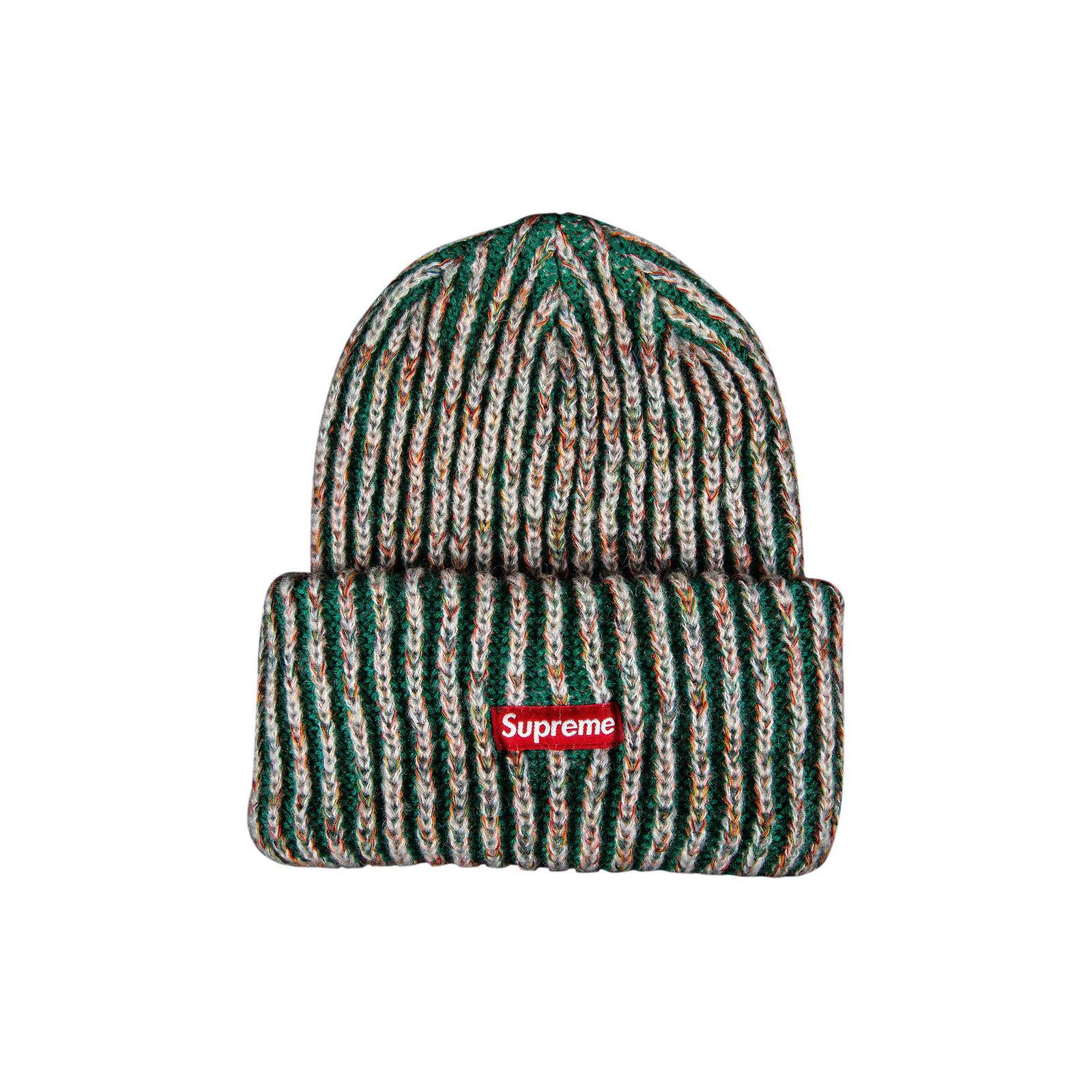 Beanie Supreme Rainbow Knit Loose Gauge Beanie FW20BN12 DARK GREEN