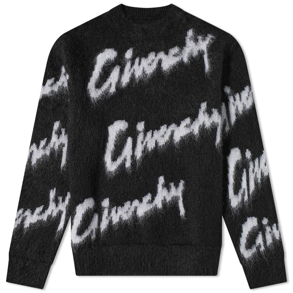 Sweater Givenchy Intarsia Signature Mohair Crew Knit BM90M24YDH