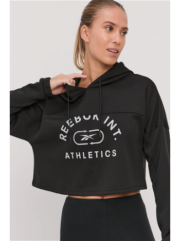 Reebok Training Cropped Hoodie with Print GS1917
