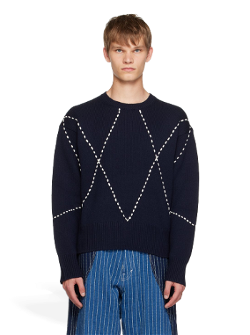 KENZO Paris Sashiko Stitch Sweater FD65PU4093CI