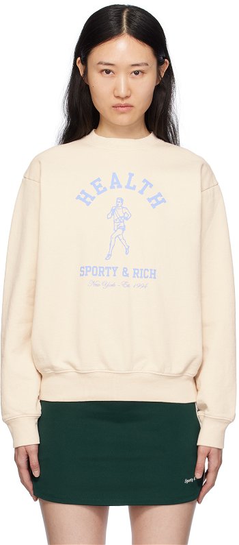 Sporty & Rich NY Running Club Sweatshirt CRAW2348CR