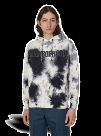 Neighborhood Tie-Dye Hooded Sweatshirt 231LPNH-CSM01 BK