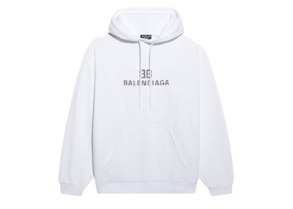 Sweatshirt Balenciaga BB Pixel Medium Fit Hoodie 600583TKVI89040