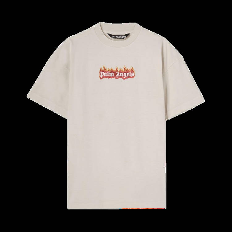 T-shirt Palm Angels Burning Logo Classic Tee PMAA072F22JER0040310