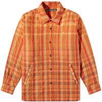 Oriol Oversize Flannel Face Shirt Jacket