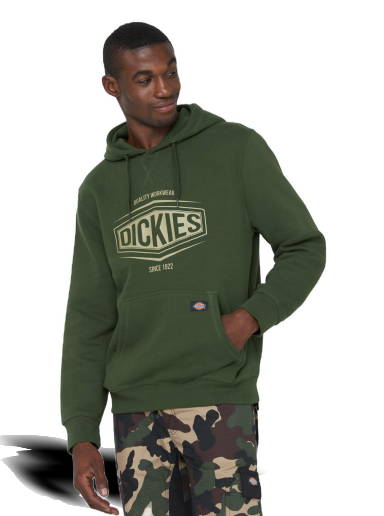 Dickies Oakport Hooded Pullover - Olive Green