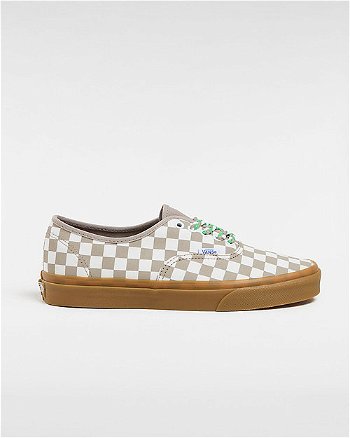 Vans Authentic Checkerboard Shoes (checkerboard Moon Rock) Unisex White, Size 2.5 VN0009PVCH8