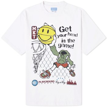 MARKET Smiley Head In The Game T-Shirt 399001666-WHT