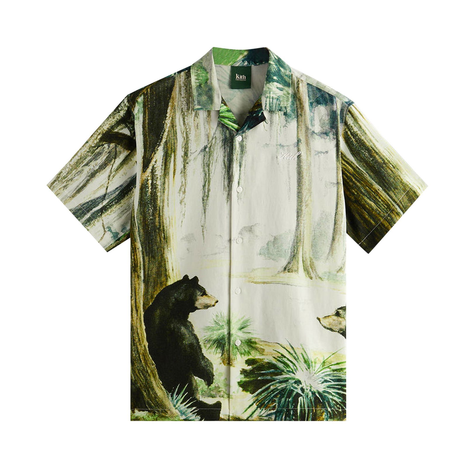 Shirt KITH For AMNH Black Bear Camp Collar Shirt KHM030714 101