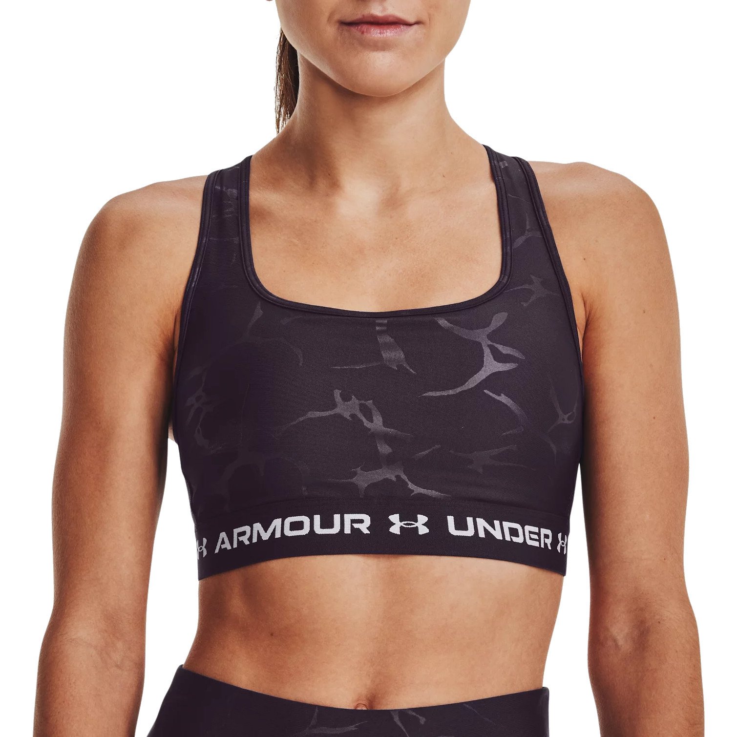 Under Armour Armour Project Rock Womens Sports Bra Blue/Academy, £22.00