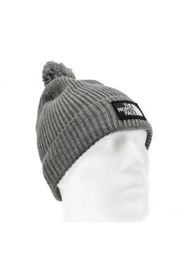 The North Face LOGO BOX POM BEANIE UNISEX - Beanie - black 