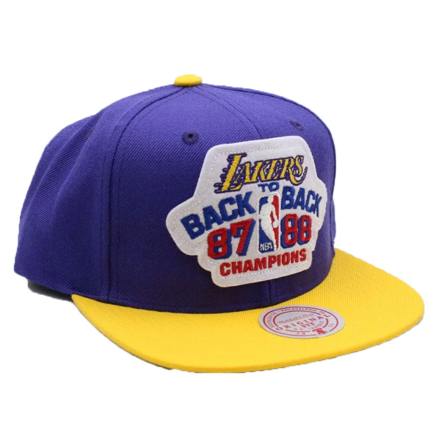 Caps Mitchell & Ness NBA Team Ground 2.0 Snapback Lakers Purple