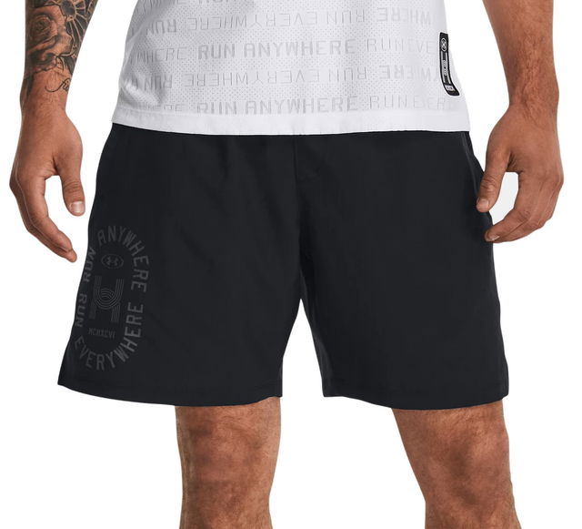 Under Armour Men's Baseline 5 Shorts - Black, MD