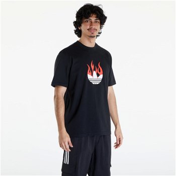 adidas Originals Flames Logo Tee Black IS0178
