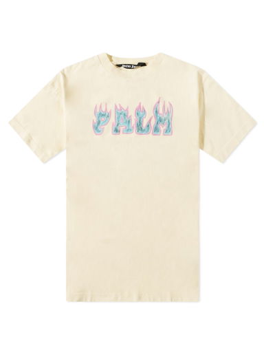 Palm Angels White Getty Miami T-Shirt - ShopStyle