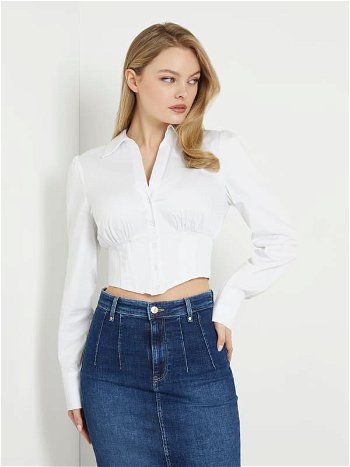 GUESS Bustier Shirt W4GH69WD2M1