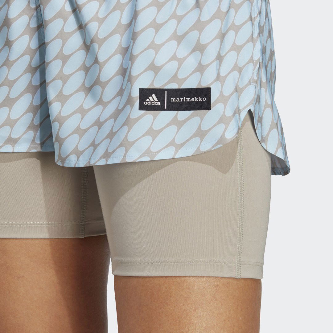 adidas x Marimekko Run Icons 3 Bar Logo 2-in-1 Running Shorts