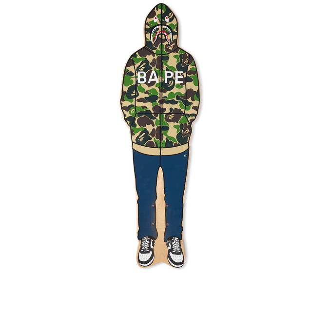 A Bathing Ape ABC Camo Japanese Cushion 'Green' - 001HOJ301002M