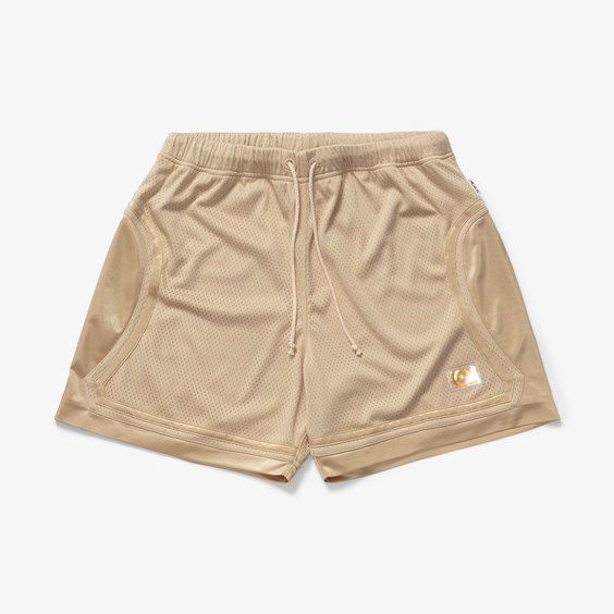 Shorts Advisory Board Crystals Mesh Satin Basketball Shorts