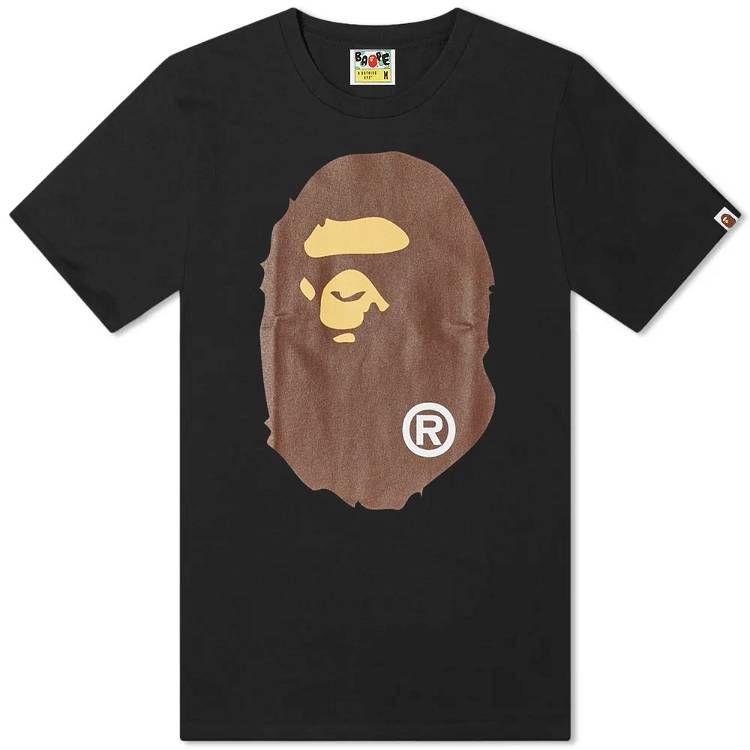 T-shirt BAPE Big Ape Head Tee 001TEI801003M-BLK | FLEXDOG