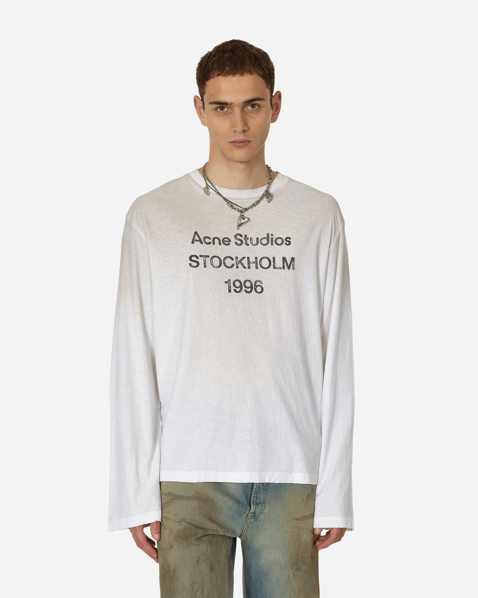 T-shirt Acne Studios Edden 1996 Long Sleeve Tee CL0197-183 | FLEXDOG