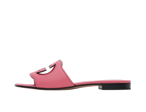 Interlocking G Cutout Sandals "Pink"