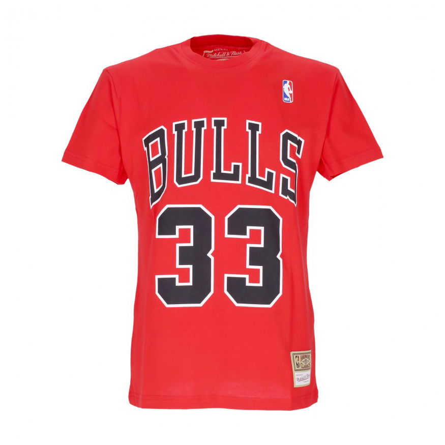 T-shirt Mitchell & Ness NBA Scottie Pipen Chicago Bulls Tee ...