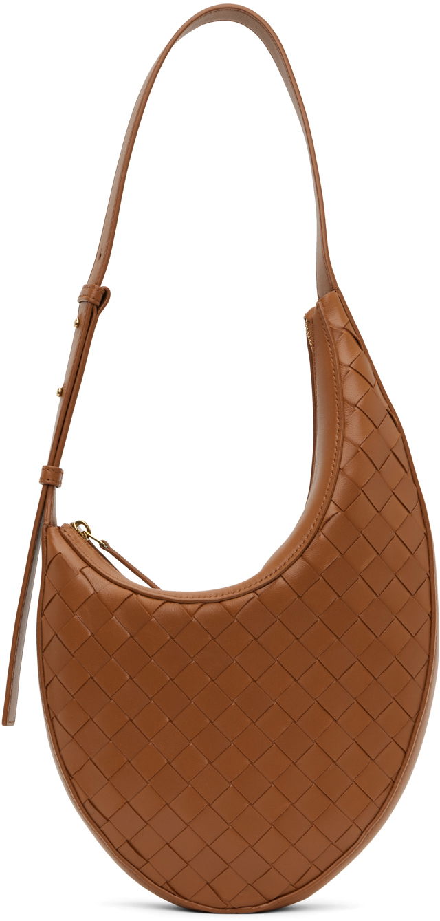 Bottega Veneta Mini Loop Intrecciato Shoulder Bag Leather Light Brown  680254 Use