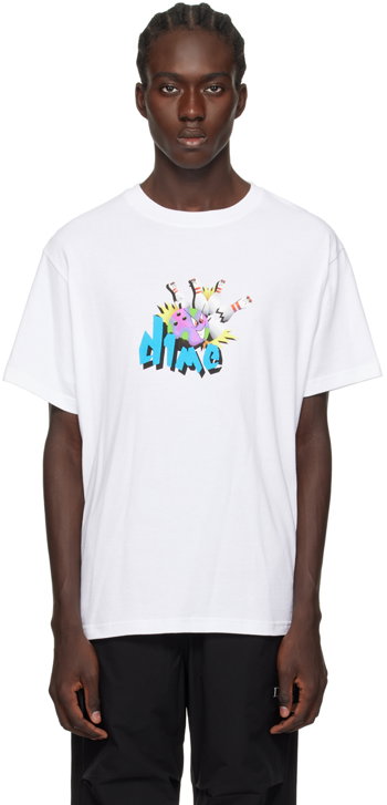Dime Strike T-Shirt DIMEHO2329WHT