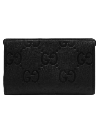 Gucci Jumbo GG Logo Pouch Black 739490-AABY0-1000