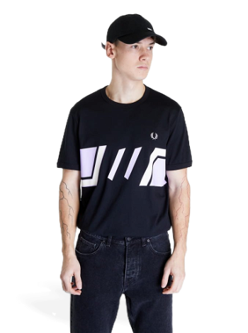 Fred Perry Block Graphic Print T-Shirt M4829 102
