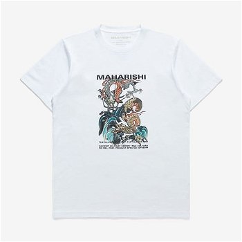 Maharishi Double Dragons T-shirt 1080-WHITE