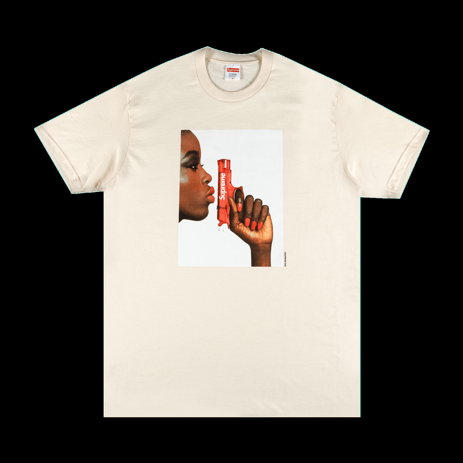 T-shirt Supreme Water Pistol Tee SS21T13 NATURAL | FLEXDOG