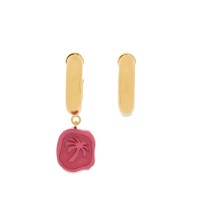 Stamp Oval Earring