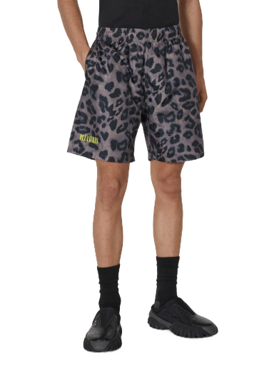 Leopard Running Shorts
