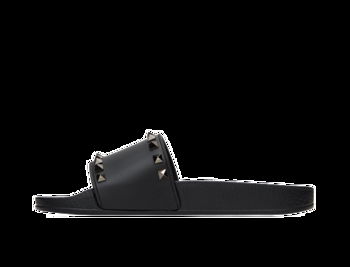 Valentino Garavani Black Rockstud Slides 4Y2S0873JGC