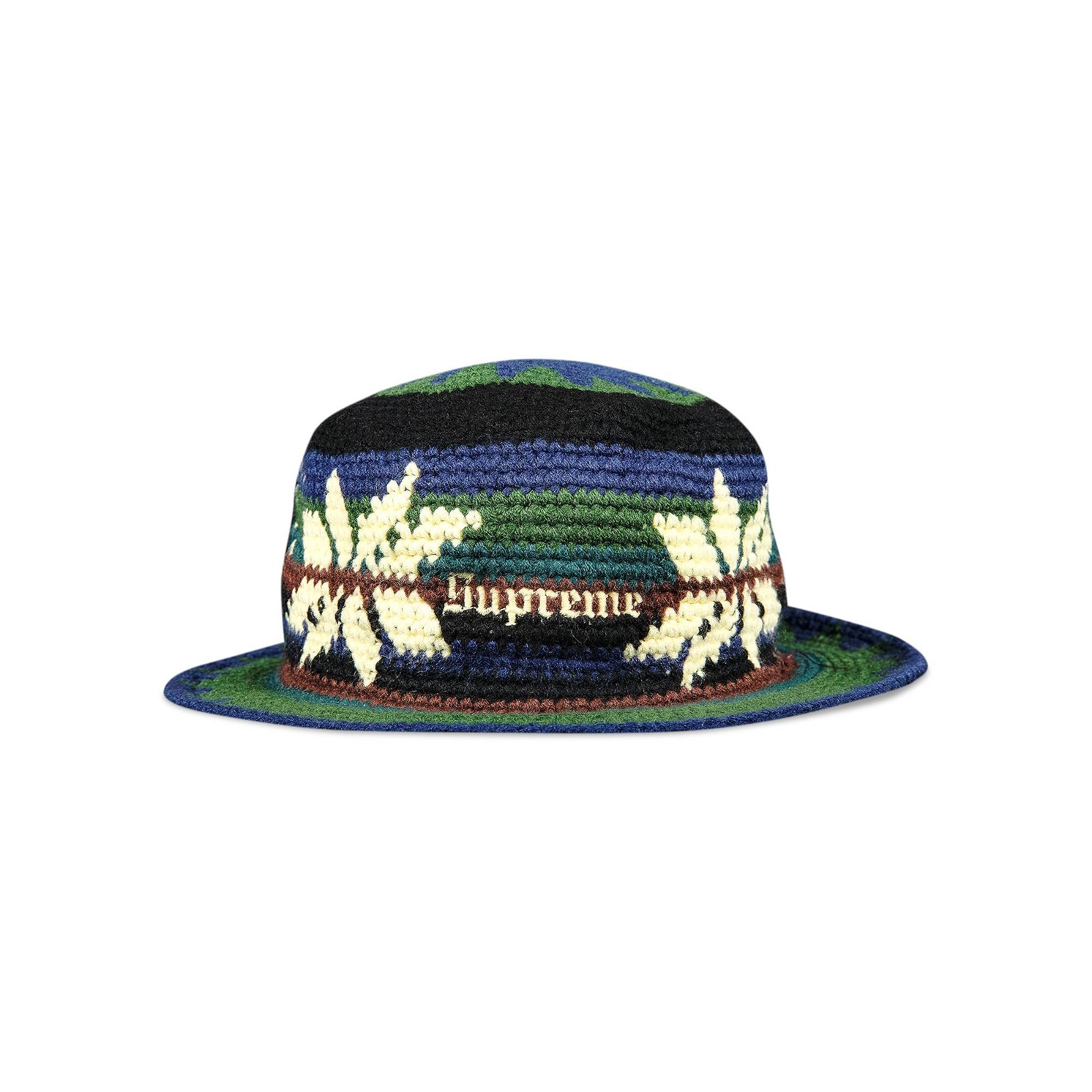 Hat Supreme Snowflake Crochet Crusher FW21H117 GREEN | FlexDog