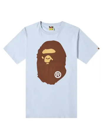 BAPE Pigment Big Ape Head T-Shirt Sax 001TEJ301022M-SAX