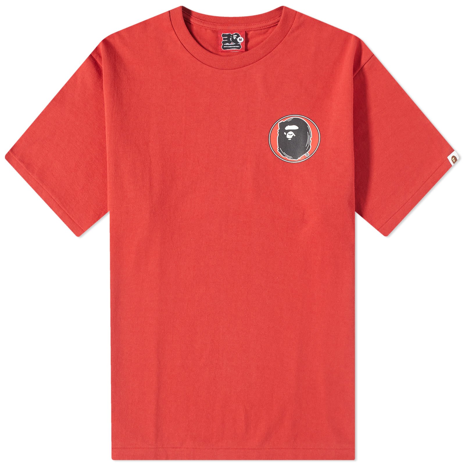 T-shirt BAPE 30th Anniversary T-Shirt 001TEJ701003F-RED | FLEXDOG
