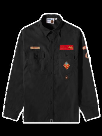 BAPE Boyscout Shirt Black 001SHJ301001M-BLK