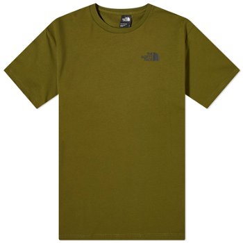 The North Face Redbox Celebration T-Shirt in Forest Olive NF0A87NVPIB1
