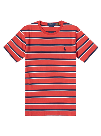 Polo by Ralph Lauren Polo Ralph Lauren Men's Multi Stripe T-Shirt Spring Red Multi 710916587002