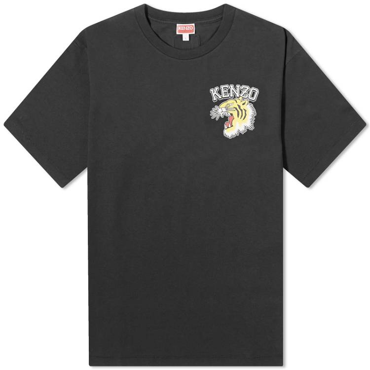 T-shirt KENZO Tiger Varsity Classic T-Shirt Black FD65TS0074SO-99J 