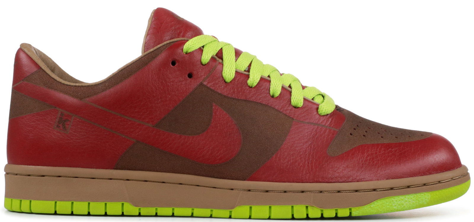 Nike Dunk Low 1-Piece Laser Varsity Red Chartreuse 311611-661 | FLEXDOG