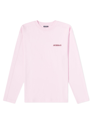 Pavane Logo Long Sleeve T-Shirt Pink Jelly Print