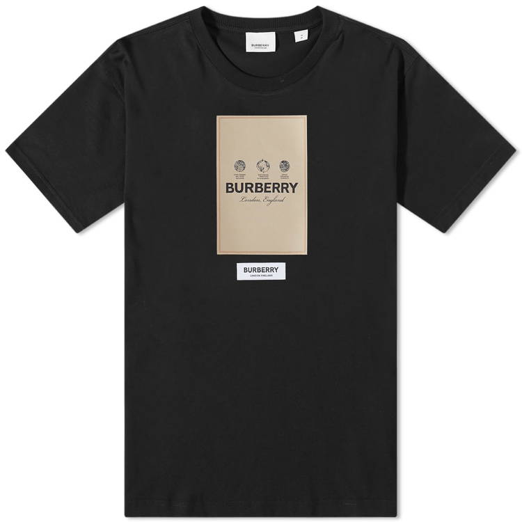 T-shirt Burberry Sergio Label Logo Tee 8057099-121048-A1189 | FLEXDOG