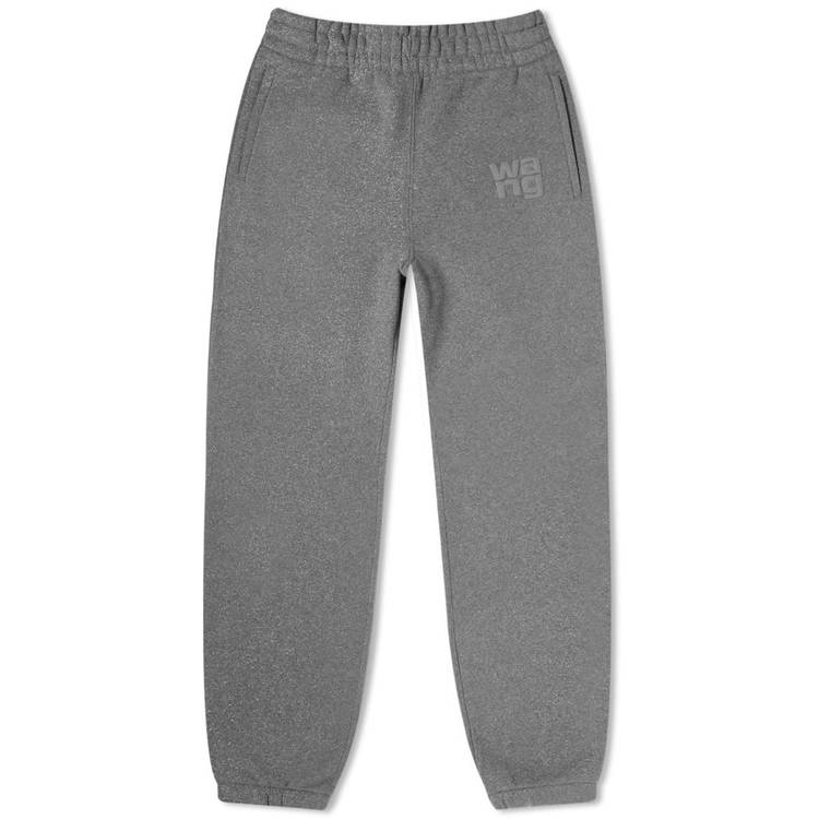 Shop alexanderwang.t Essential Terry Logo Sweatpants