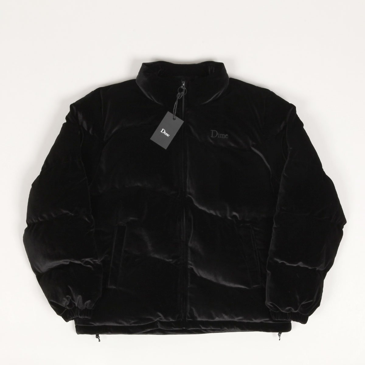 Puffer jacket Dime Velvet Quilted Puffer Jacket dimeho232bl | FLEXDOG