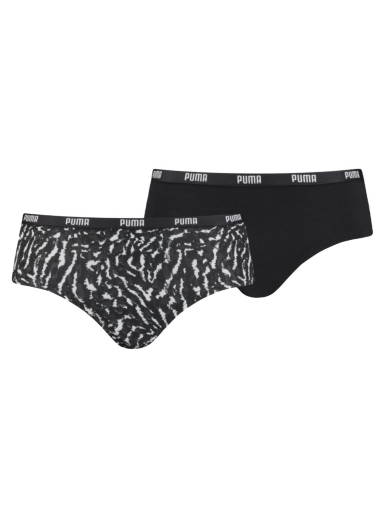 Puma WOMEN CAT LOGO HIPSTER 2 PACK - Briefs - blue 