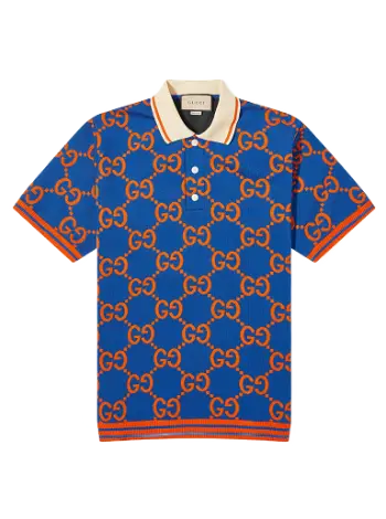 Gucci Jumbo GG Polo Shirt Blue 752173-XJFSO-4102